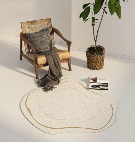 Ivara – Runder Teppich mit geometrischem Design