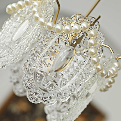 Florina – Glas-Hängeleuchte mit Blumenmustern für elegante Räume