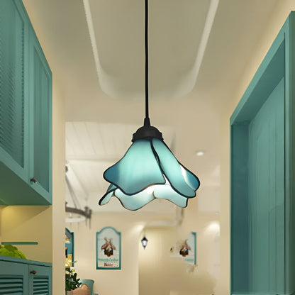 Vivienne – Tiffany Retro Glas-Deckenlampe