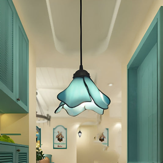 Vivienne – Tiffany Retro Glas-Deckenlampe