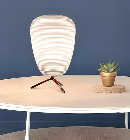 Leona – Moderne Glas Tischlampe