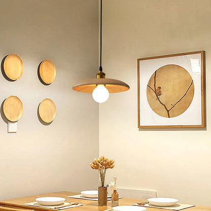 Elha – Lampe aus echtem Holz und Metall