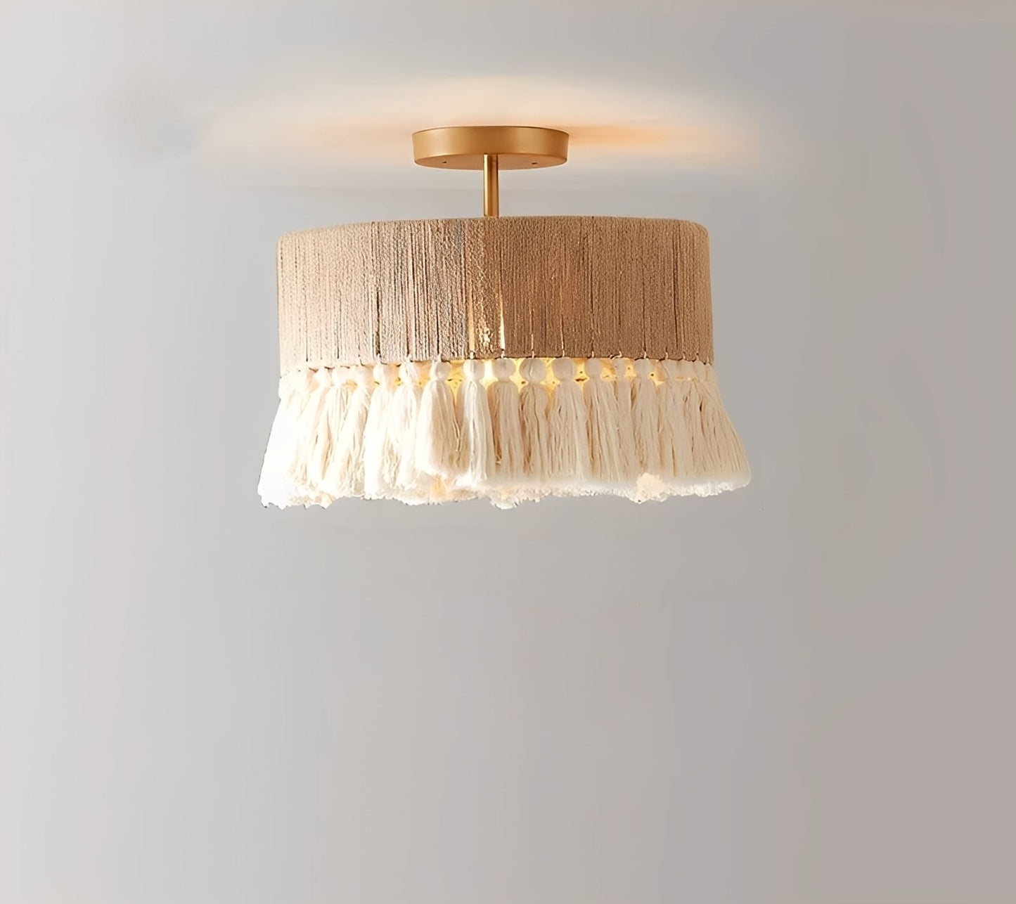 Serena – Boho Vintage Pendelleuchte mit Quasten