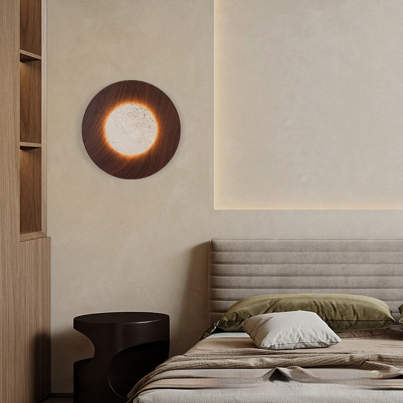 Aiko – Japanische Steinwandlampe