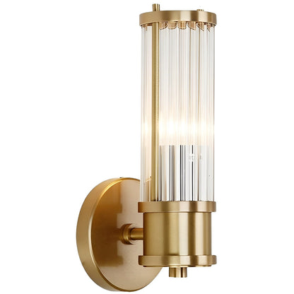 Valeria – Zeitgemäße Wandlampe mit Kristallzylinder