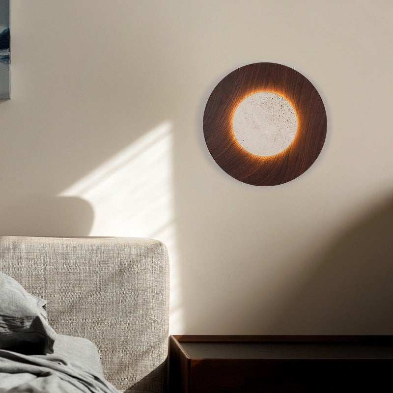 Aiko – Japanische Steinwandlampe