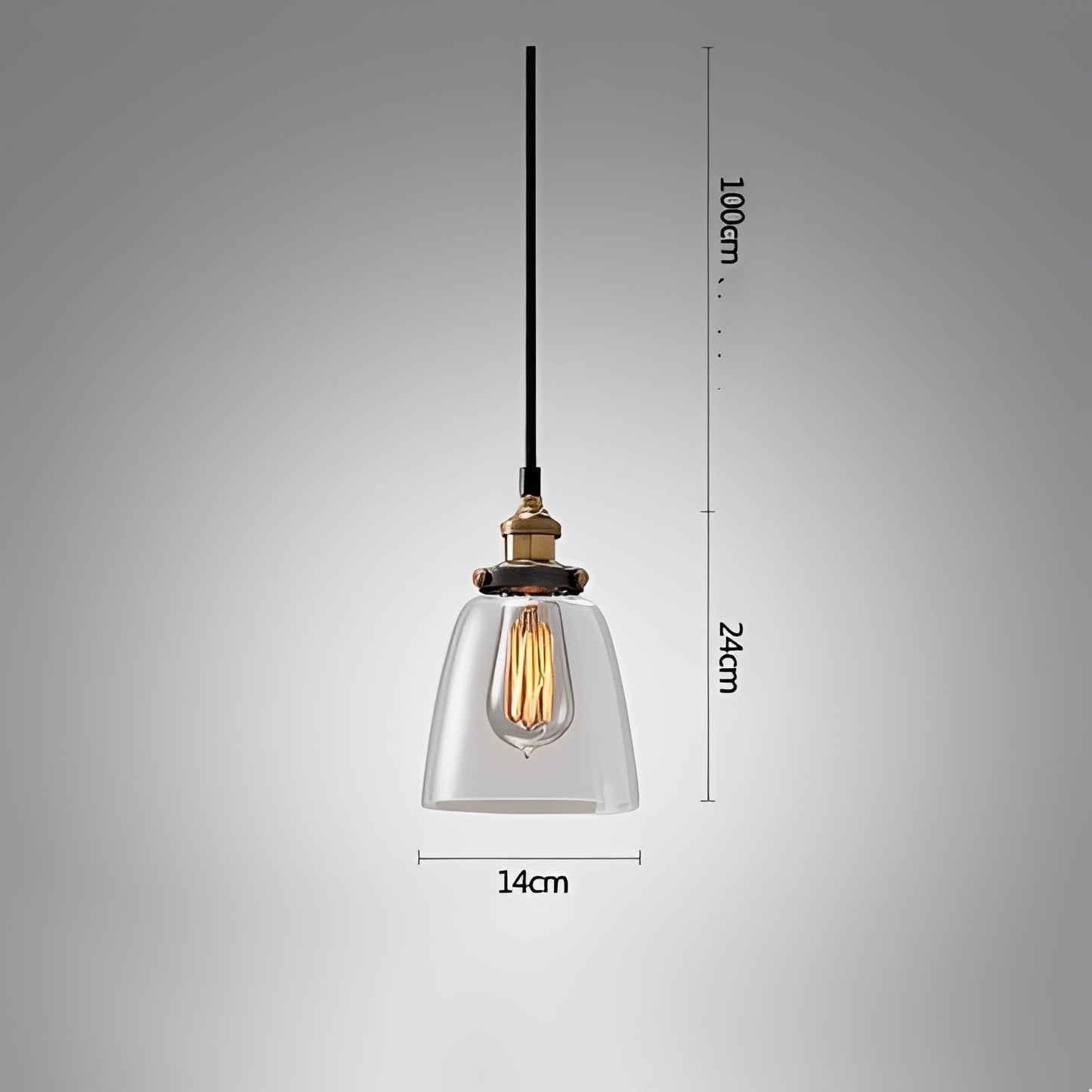 Iya – Kreativer Vintage-Lüster aus Glas