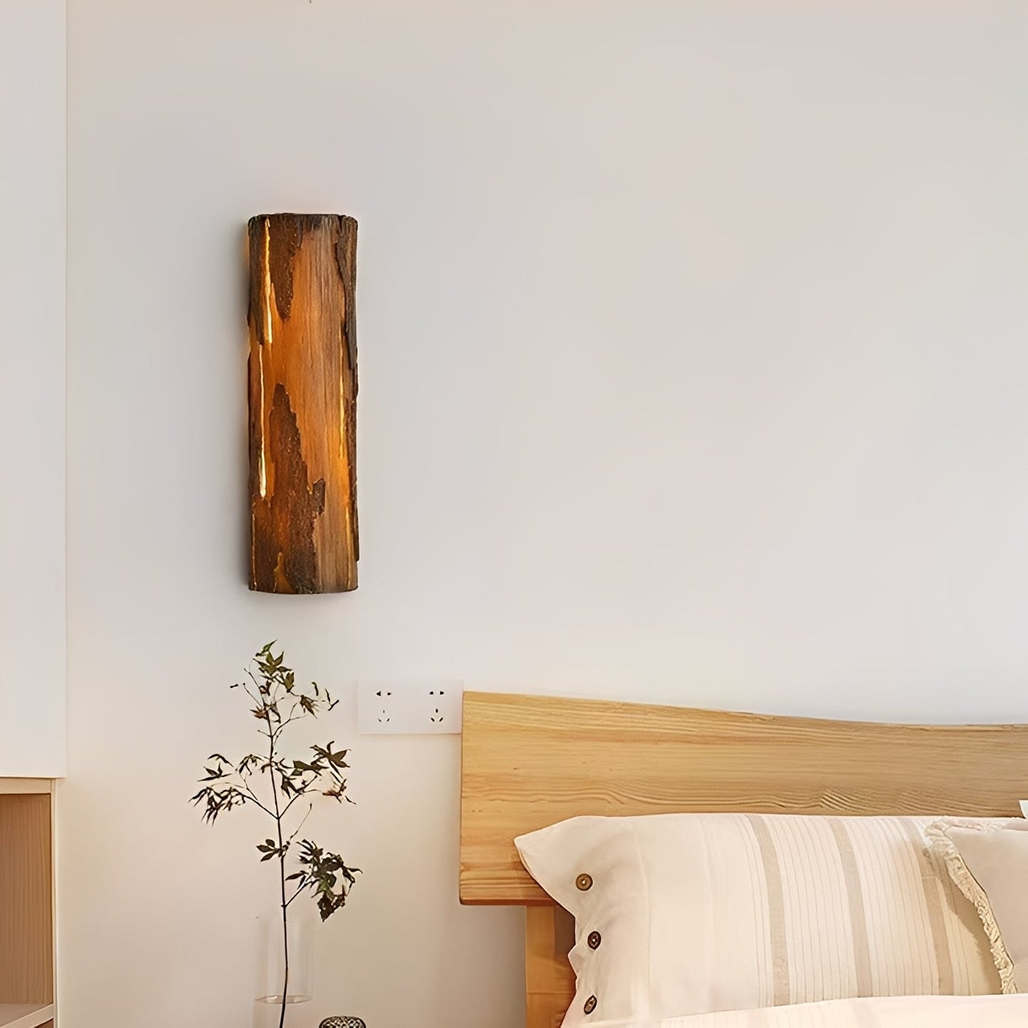 Rokka – Kreative Außenwandlampe im Retro-Stil mit Steinoptik