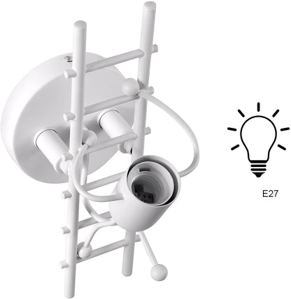 Nerio – Moderne Wandlampe in Treppenform