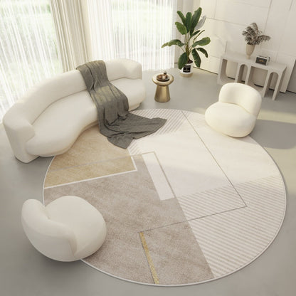 Mira – Moderner Runder Teppich im Einfachen Design