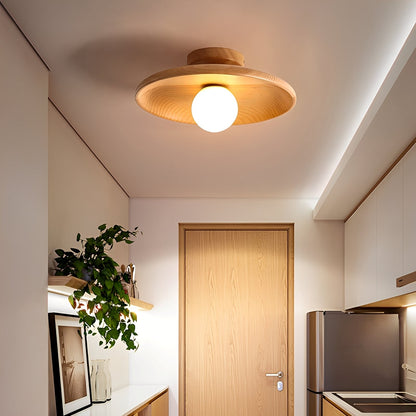 Olav – Deckenlampe aus Holz