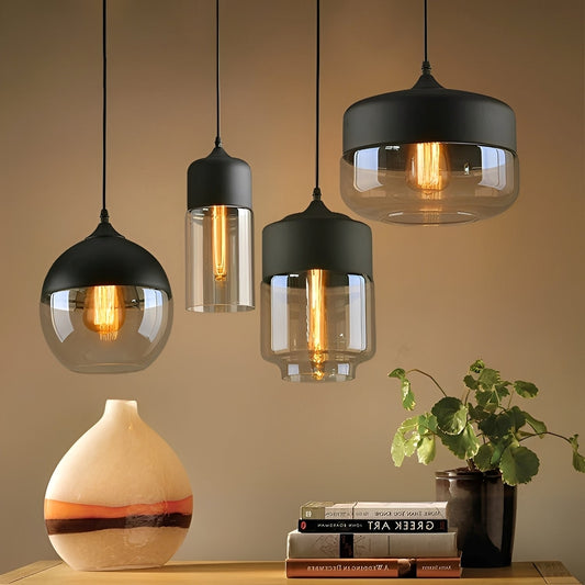 Amira – Industrieller Glas-Luster