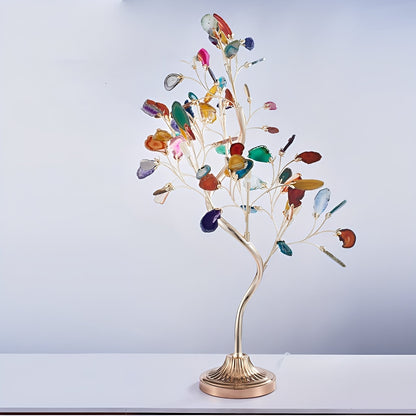 Ismael – Standlampe im nordischen Ast-Design mit Marmorlook