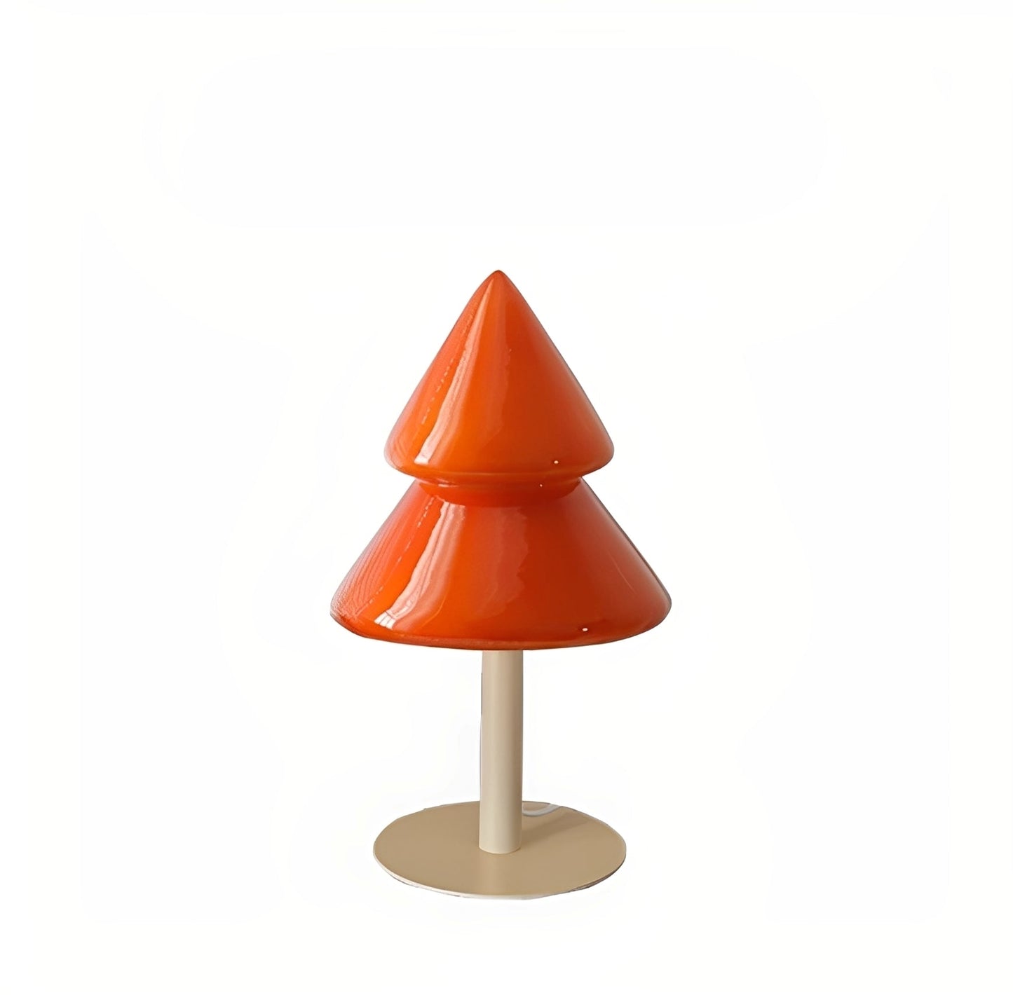 Noelle – Bunte Tischlampe in Tannenbaumform