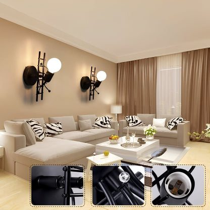 Nerio – Moderne Wandlampe in Treppenform
