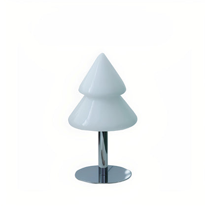 Noelle – Bunte Tischlampe in Tannenbaumform