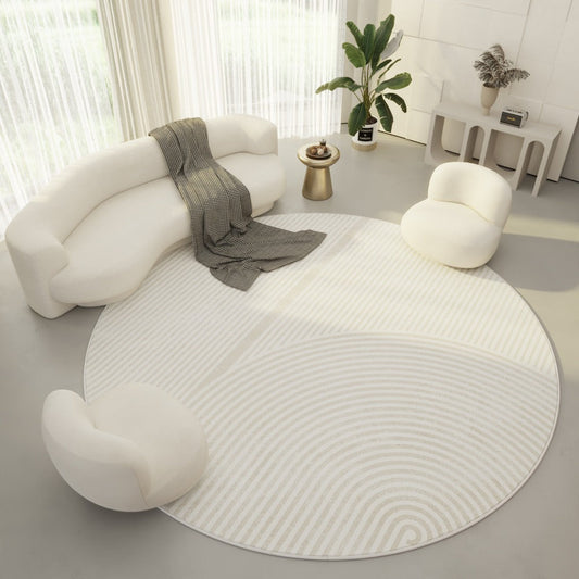 Mira – Moderner Runder Teppich im Einfachen Design