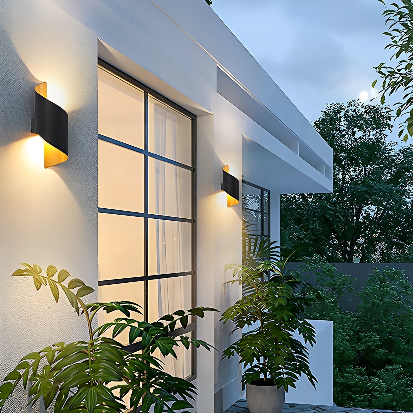 Aris – Moderne LED-Außenwandleuchte