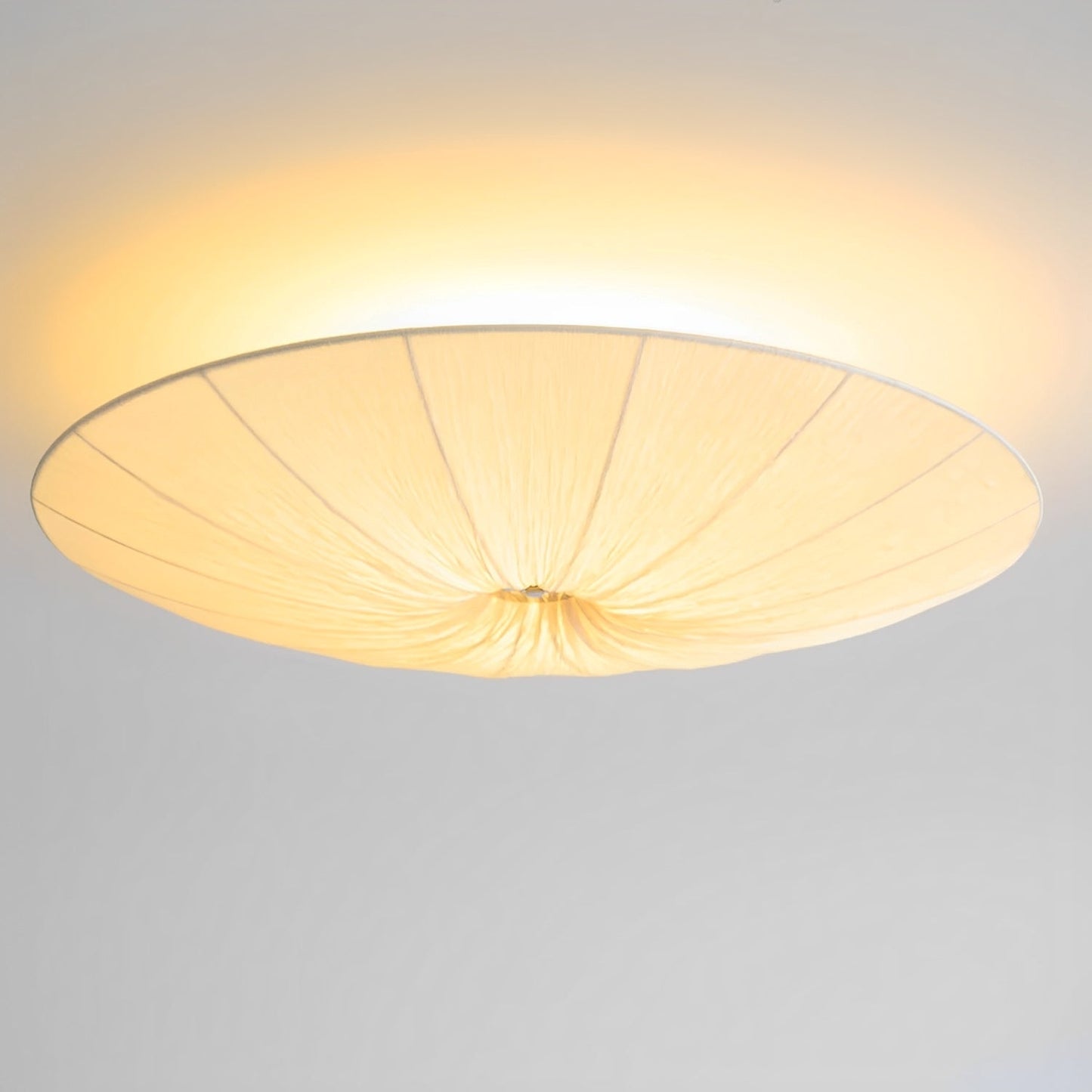 Aiko – Japanischer Lampenschirm aus Stoff in Beige