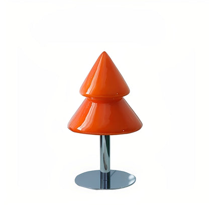 Noelle – Bunte Tischlampe in Tannenbaumform