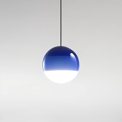 Anne – Nordische Pendelleuchte aus buntem Glas