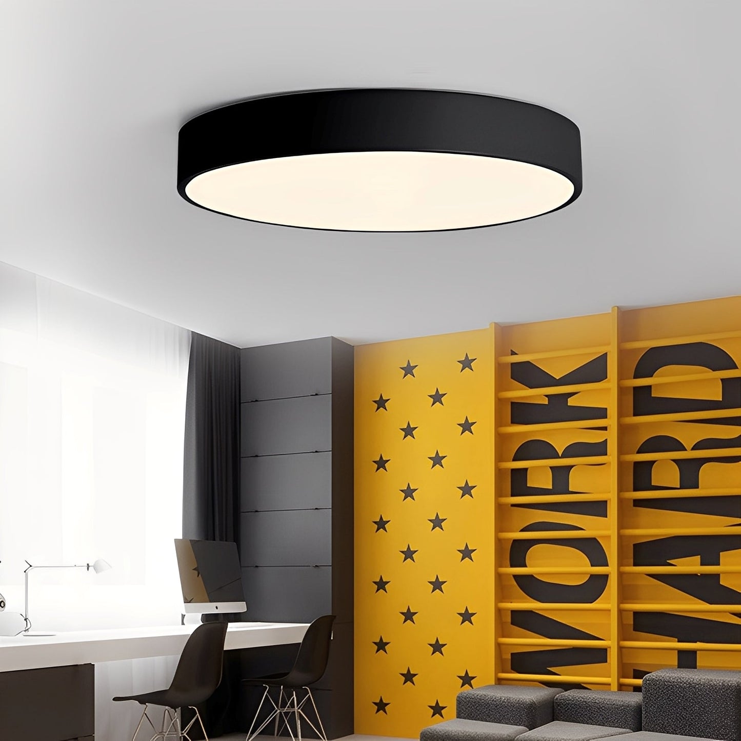 Nikko – Schlichte LED-Deckenleuchte