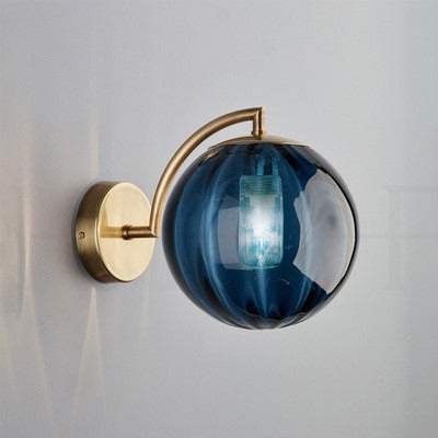 Tessa – Farbige Glas-Wandleuchte