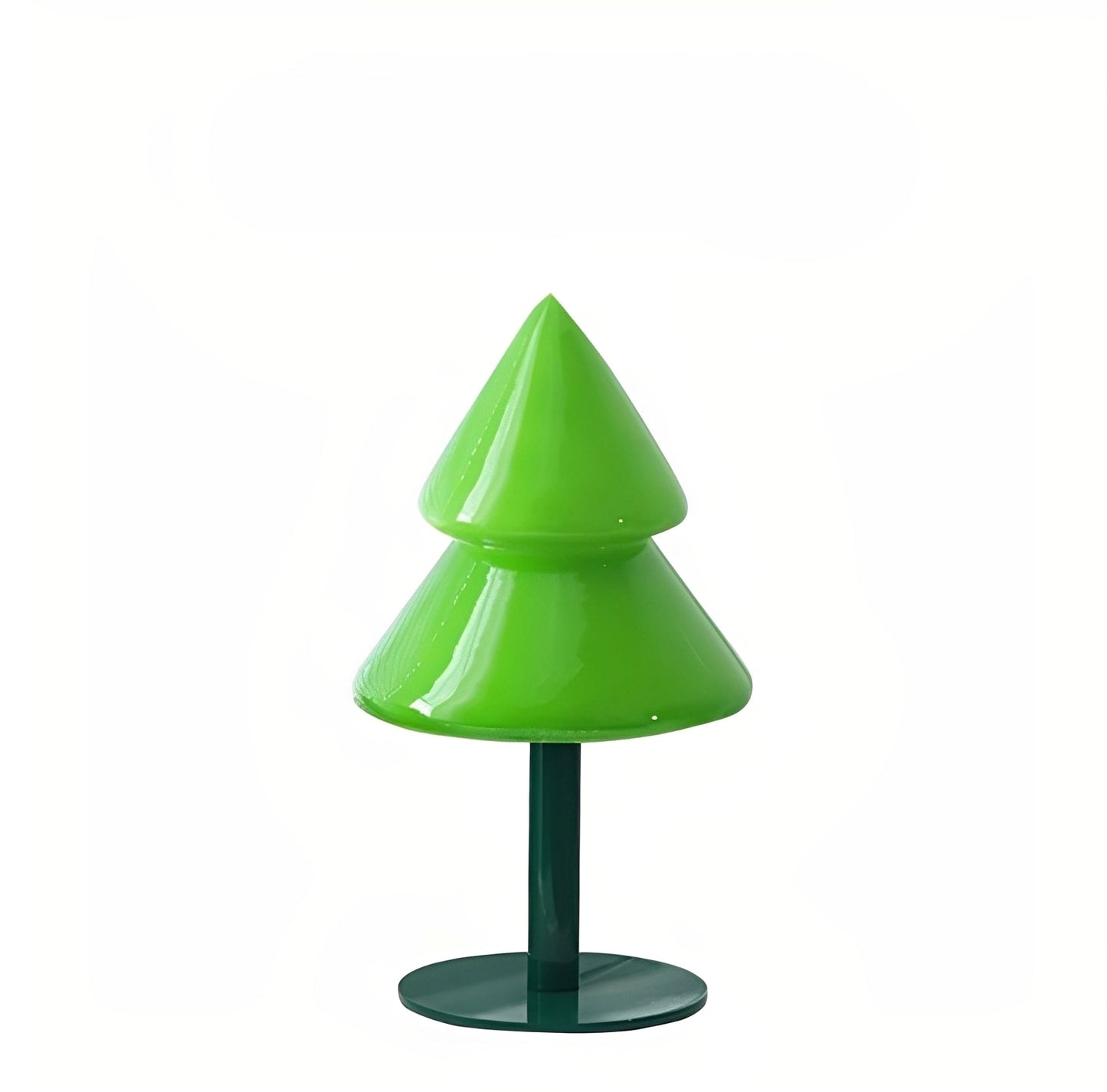 Noelle – Bunte Tischlampe in Tannenbaumform