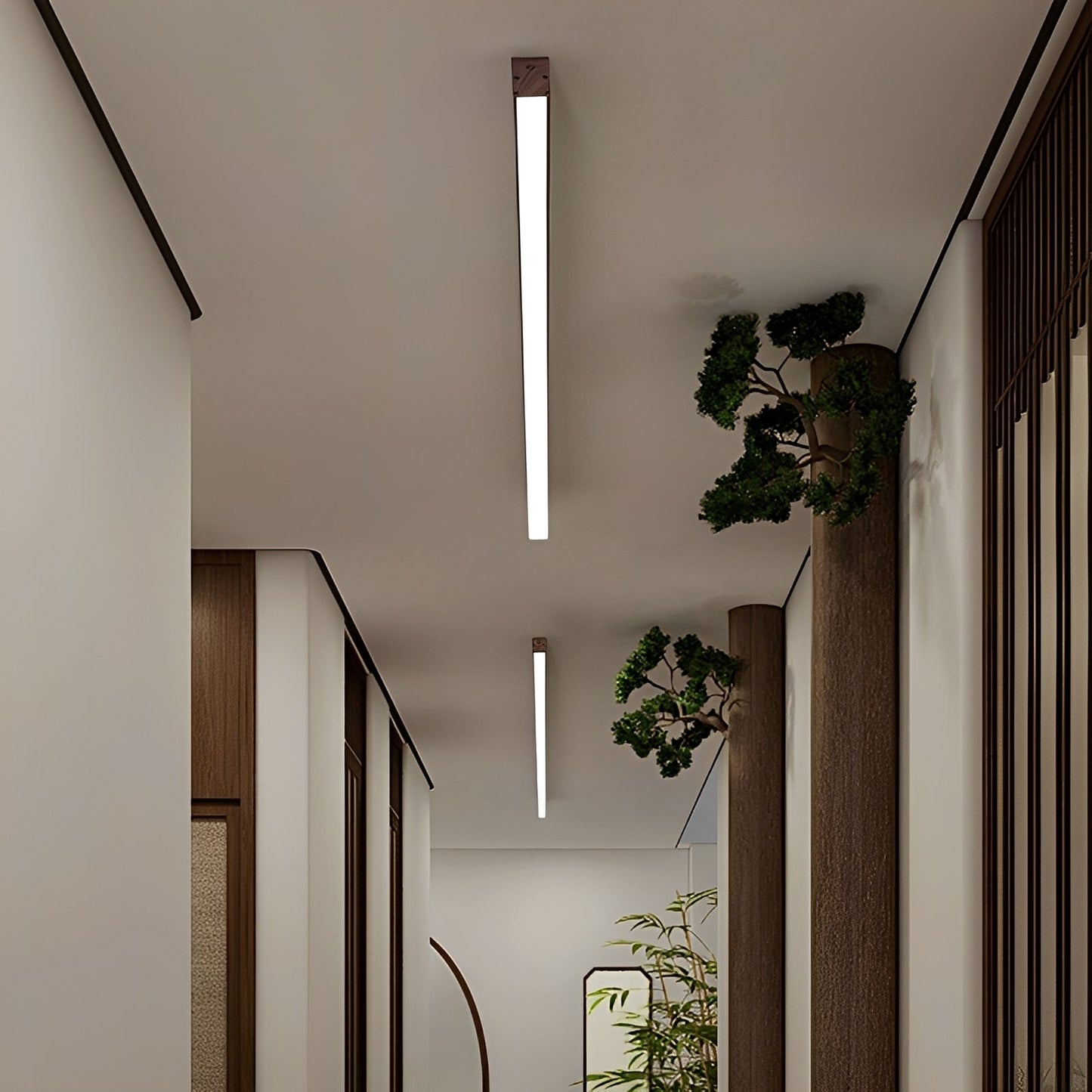 Ariana – Schlichte LED-Deckenleuchte für Flure