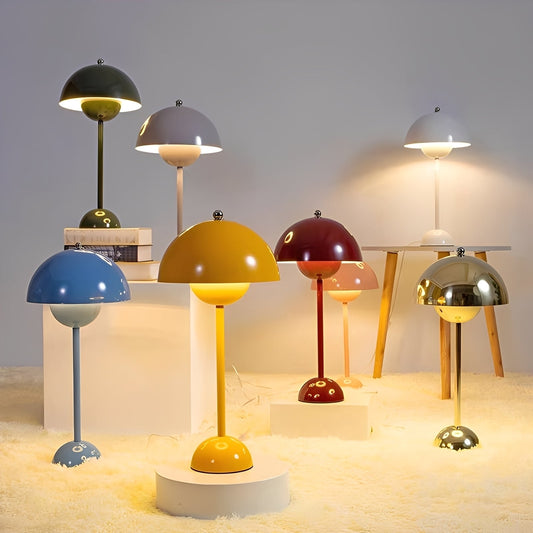 Isola – Bunte Schmiedeeisen-Pilzlampe