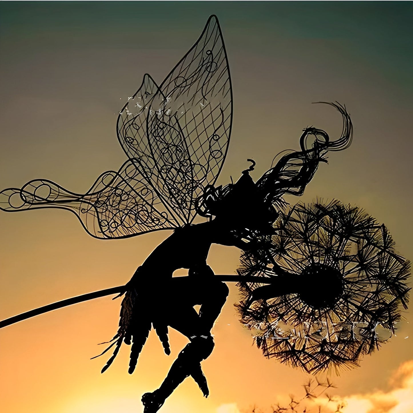 Faylinn – Feenfiguren aus Metall für Garten & Deko
