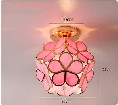 Celia – Deckenleuchte mit Kristallen