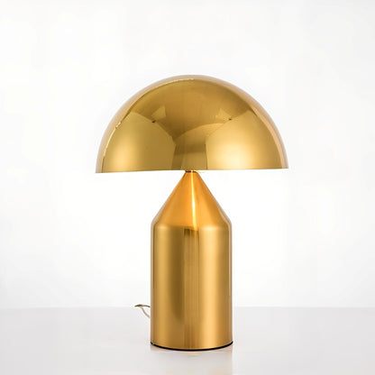 Keiko – Schicke Metall-Tischlampe im Pilzdesign