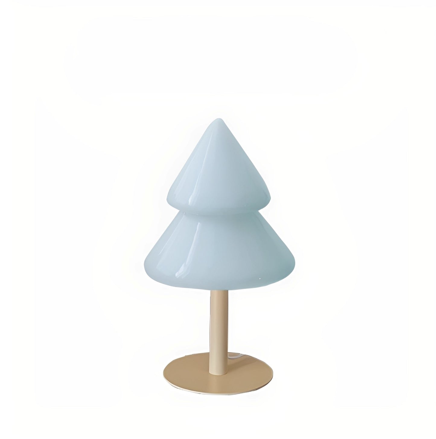 Noelle – Bunte Tischlampe in Tannenbaumform