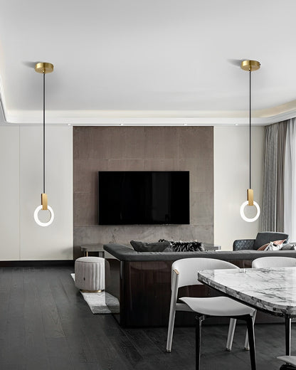 Liv – Schlichte Hängelampe im nordischen Stil mit LED