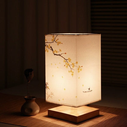 ZenGlow – Japanisch-skandinavische Tischlampe für Ruheoasen