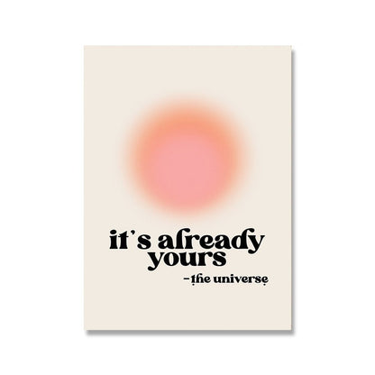 DreamPrint - Gesetz der Anziehung Poster