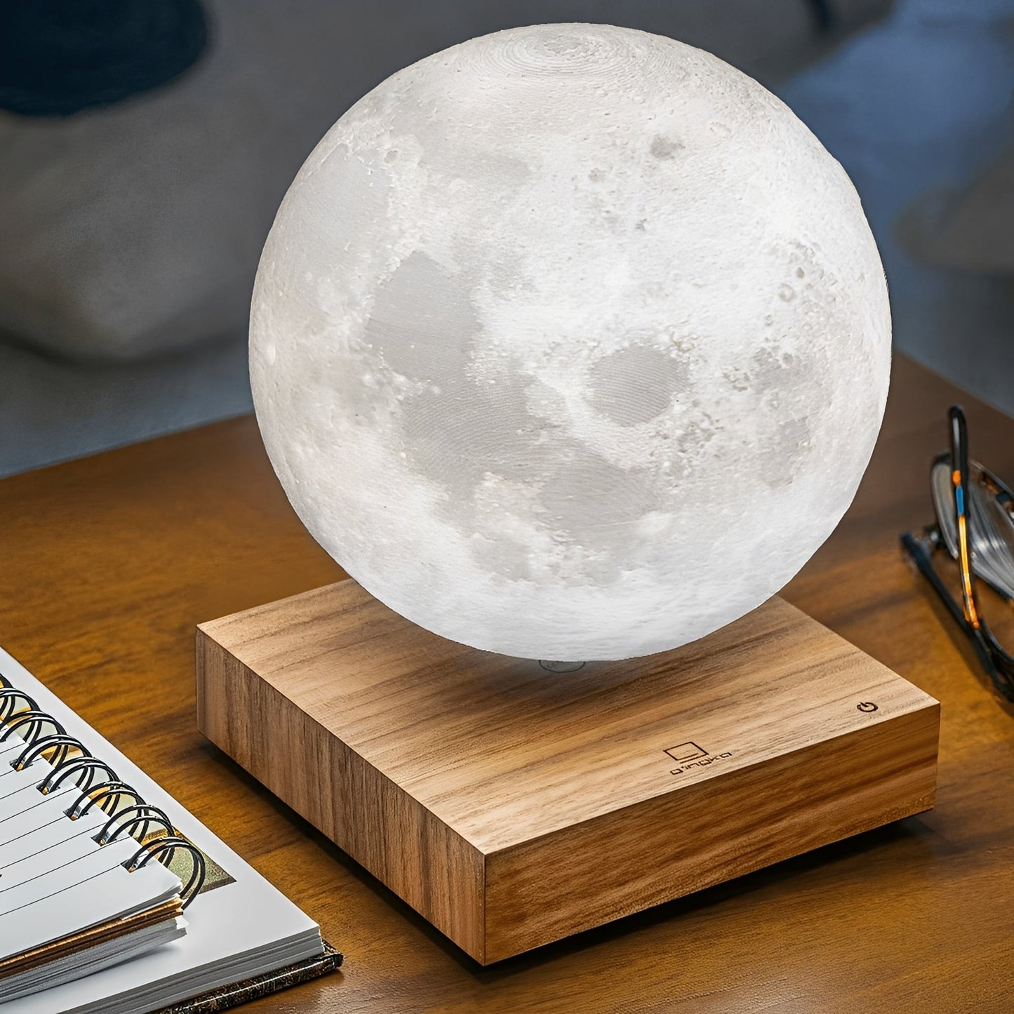 Lunaris – Schwebende 3D-Mondleuchte