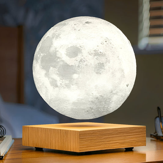 Lunaris – Schwebende 3D-Mondleuchte