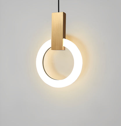 Nordra – LED-Hängelampe im skandinavischen Ringlook für moderne Wohnräume
