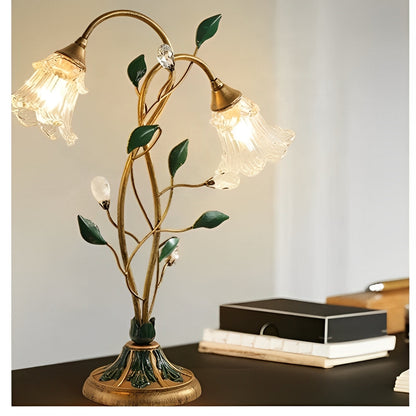 Ella – Französische Blumenschreibtischlampe