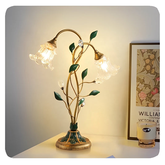 Ella – Französische Blumenschreibtischlampe