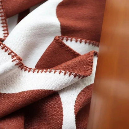 Akemi – Jacquard-Cashmere-Wolldecke