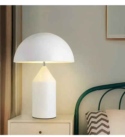 Keiko – Schicke Metall-Tischlampe im Pilzdesign