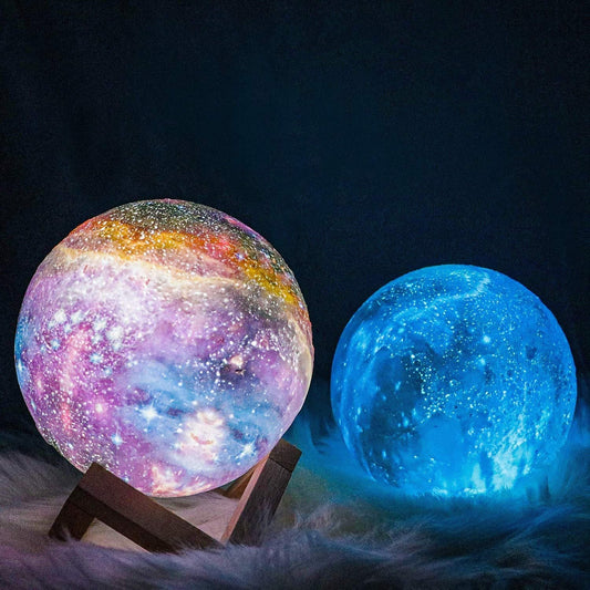 StarAura – Nachtlampe mit Sternenhimmel & Touch-Steuerung