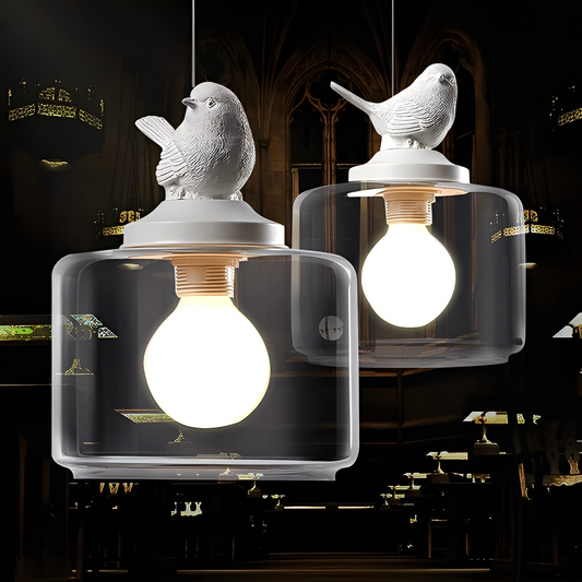 Aurel – Designer-Vogel-Pendelleuchte