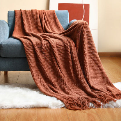 NordStrick – Kuschelige Grobstrickdecke im nordischen Hygge-Stil