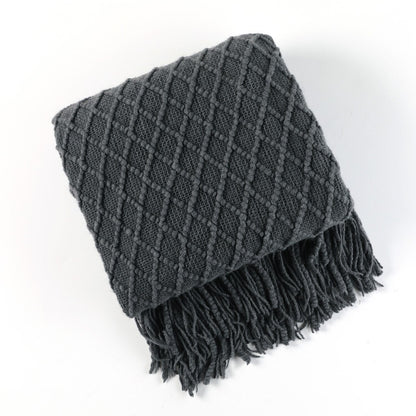 Uela – Kuscheldecke aus Korallenfleece im Einfarb-Look