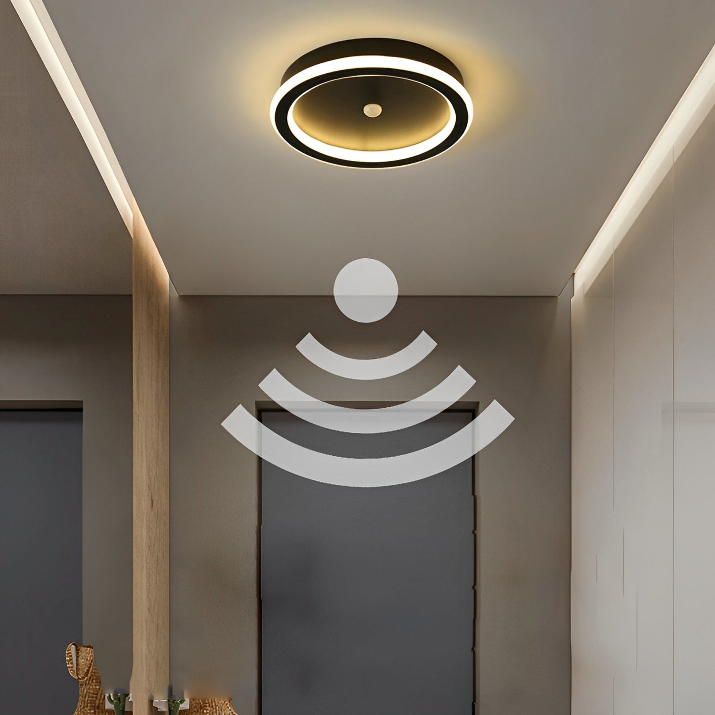 Sensora – LED-Lampe für die Decke mit Bewegungsmelder für automatisches Licht