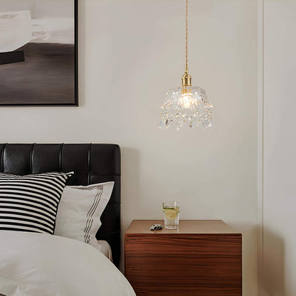 Prismelle – Schlichte LED-Deckenlampe aus Glas für elegante Wohnräume